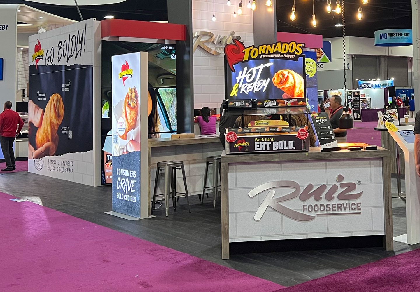 Ruiz Foods Booth